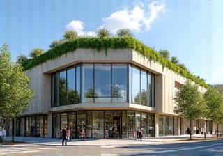 Centre commercial Montplaisir Lyon construction durable